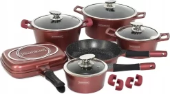 Ensemble De Casseroles Royalty Line - 15 Pièces - Couvercles - Y Compris Les Couvercles En Verres Et Les Poignées Amovibles - Bordeaux 5 Ensemble De Casseroles Royalty Line - 15 Pièces - Couvercles - Y Compris Les Couvercles En Verres Et Les Poignées Amovibles - Bordeaux -Fournitures De Cuisine Boutique 1200x666 2