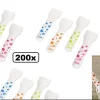 200x Cuillère à Crème Glacée En Carton Multi Nouvelle Génération - Fête à Thème Du Festival Du Carnaval De Cuillère à Crème Glacée