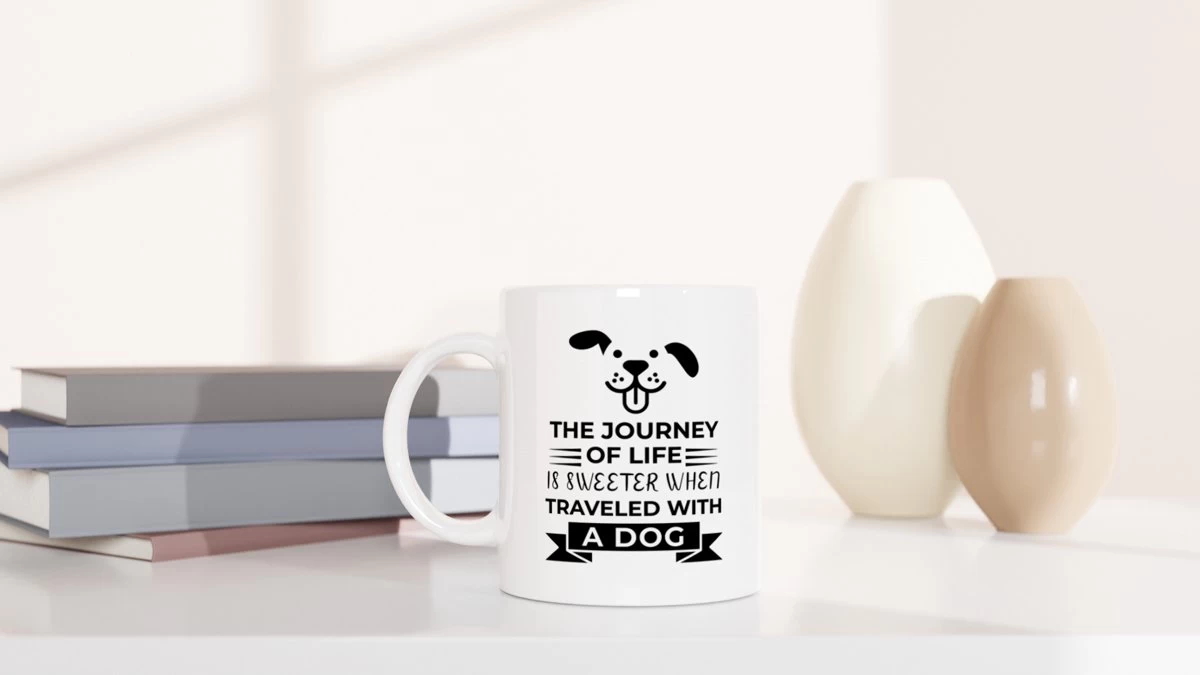 Le Voyage De La Life Est Plus Doux Lorsqu'il Voyage Avec Une Tasse En Céramique Pour Chien, Un Cadeau Pour Les Amoureux Des Chiens, Une Tasse à Café Pour Les Amoureux Des Chiens, D015-219W, 11 Oz, 7 Le Voyage De La Life Est Plus Doux Lorsqu'il Voyage Avec Une Tasse En Céramique Pour Chien, Un Cadeau Pour Les Amoureux Des Chiens, Une Tasse à Café Pour Les Amoureux Des Chiens, D015-219W, 11 Oz, – Image 7