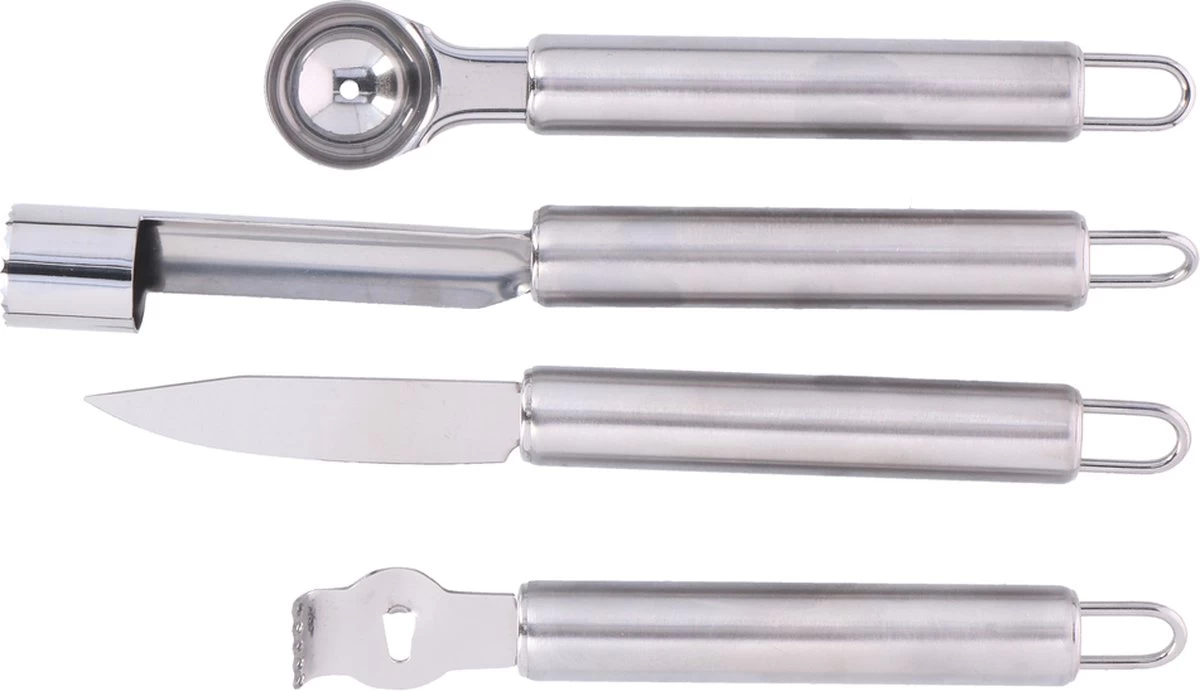 Alpina Ensemble De 4 Couteaux à Fruits Pratiques Divers Types De Couteaux à éplucher En Acier Inoxydable 1 Alpina Ensemble De 4 Couteaux à Fruits Pratiques Divers Types De Couteaux à éplucher En Acier Inoxydable