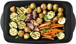 Rosmarino Black Line - Plaque Grill - 46cm -100% Sans PFAS & PFOA - Fonte D'aluminium - Revêtement Minéral Antiadhésif - Convient à Tous Feux & Lave-vaisselle -Fournitures De Cuisine Boutique 1200x692 3