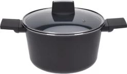 Casserole De Luxe Oneiro Avec Couvercle - Aluminium - ø24 X H 14 Cm - Cuisine - Salle à Manger - Cuisine - Poêle - Induction - Gaz - Casseroles - Poêles