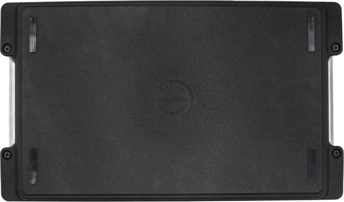 Plaque De Eurolux Avec Poignées En Acier Inoxydable - 41 X 24 X 2,5 Cm - Zwart - Aluminium - Convient à Toutes Les Sources De Chaleur 3 Plaque De Eurolux Avec Poignées En Acier Inoxydable - 41 X 24 X 2,5 Cm - Zwart - Aluminium - Convient à Toutes Les Sources De Chaleur – Image 3