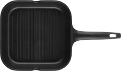 Poêle à Griller Professionnelle Florina Quatro Avec Double Revêtement Antiadhésif 28 X 28 Cm Noir - Convient à L'induction - Fonte D'aluminium - Poignée Qui Reste Froide -Fournitures De Cuisine Boutique 1200x711 1