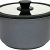 Casserole - Pan - Zwart - 2,5 Litres - Revêtement Antiadhésif - Casseroles Et Poêles - Casserole Durable - Moule à Pâtisserie - Moule à Mijoter
