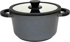 Casserole - Pan - Zwart - 2,5 Litres - Revêtement Antiadhésif - Casseroles Et Poêles - Casserole Durable - Moule à Pâtisserie - Moule à Mijoter