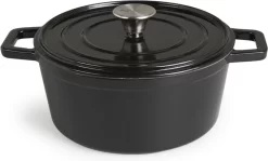 Magnani Cocotte En Fonte - Poêle à Mijoter Ronde - Marmite Émaillée - Avec Couvercle Et Anses - Zwart - Antiadhésif - ⌀ 24 X 10,5 Cm 13 Magnani Cocotte En Fonte - Poêle à Mijoter Ronde - Marmite Émaillée - Avec Couvercle Et Anses - Zwart - Antiadhésif - ⌀ 24 X 10,5 Cm -Fournitures De Cuisine Boutique 1200x725 1