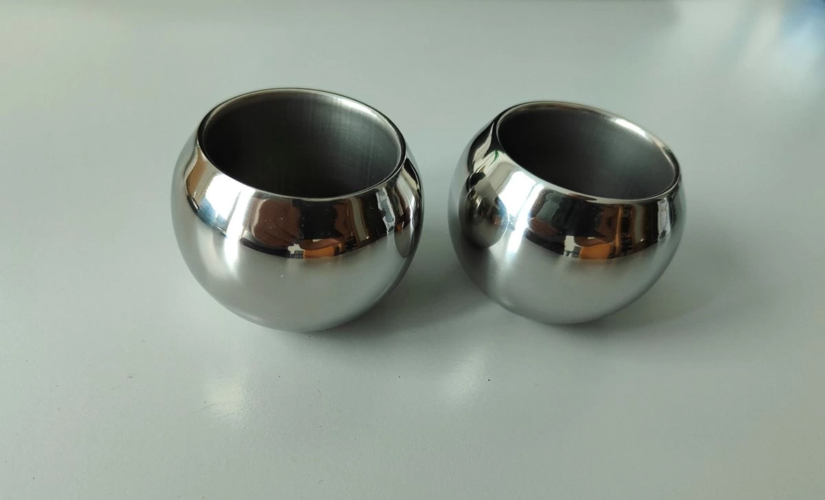 Sparq Home - Verres à Liqueur Et Verres à Espresso En Acier Inoxydable Avec Gel De Congélation Ensemble Autour De 2 Pièces - Service De Bar - Café - Cadeau D'affaires - Cadeau 6 Sparq Home - Verres à Liqueur Et Verres à Espresso En Acier Inoxydable Avec Gel De Congélation Ensemble Autour De 2 Pièces - Service De Bar - Café - Cadeau D'affaires - Cadeau – Image 6