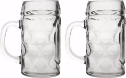 Oktoberfest - 2x Chopes à Bière / Verres à Bière 0,5 Litre - Oktoberfest / Beer Party Supplies - Verres / Chopes à Bière Horeca