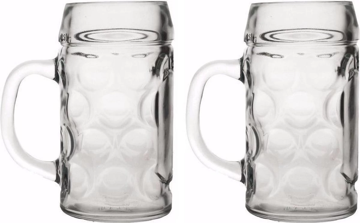 Oktoberfest - 2x Chopes à Bière / Verres à Bière 0,5 Litre - Oktoberfest / Beer Party Supplies - Verres / Chopes à Bière Horeca 1 Oktoberfest - 2x Chopes à Bière / Verres à Bière 0,5 Litre - Oktoberfest / Beer Party Supplies - Verres / Chopes à Bière Horeca