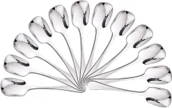 Cuillère à Café / Cuillères à Café Cuillères à Expresso, Cuillères à Dessert Cuillères à Café, Petites Mini Cuillères Pour Les Fêtes, Va Au Lave-vaisselle - 12pcs