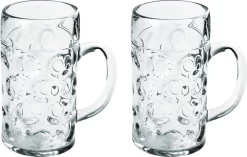 2x Chopes à Bière à Bière / Verres à Bière 1 Litre / 100 Cl / 1000 Ml De Plastique Incassable - Chopes 1 Litre - Chope Fête De La Bière / Oktoberfest - Chope à Bière Verres -Fournitures De Cuisine Boutique 1200x762 2