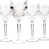 Verres à Vin Verres à Vin Blanc - 6 Pièces - Qualité Premium - Vins White - Verre à Vin Rond Cristal Ouvert
