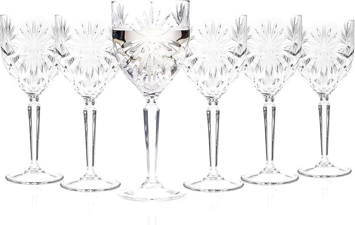 Verres à Vin Verres à Vin Blanc - 6 Pièces - Qualité Premium - Vins White - Verre à Vin Rond Cristal Ouvert 1 Verres à Vin Verres à Vin Blanc - 6 Pièces - Qualité Premium - Vins White - Verre à Vin Rond Cristal Ouvert