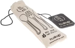 Ensemble De Couverts De Son De Riz Réutilisables - Couteau - Fourchette Et Cuillère Dans Un Sac De Jute DE930 -Fournitures De Cuisine Boutique 1200x770