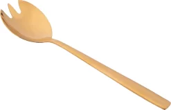 Altom Design Noble Pure Gold Ensemble Cuillère Et Fourchette à Salade - Cuillère à Salade Et Fourchette à Salade Or - Ensemble Or -Fournitures De Cuisine Boutique 1200x772