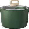 Forest, Marmite à Soupe Avec Couvercle - Ø 20 Cm - 100% Aluminium Recyclé - Convient à Toutes Les Sources De Chaleur - Poêle écoresponsable - Faitout - Sauteuse - Sans PFOA - 5,6 L