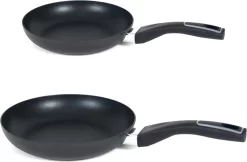 Set De Poêles à Frire Gusto Avec Couche Antiadhésive Dia 26 Et 30 Cm - Convient à Toutes Les Sources De Chaleur