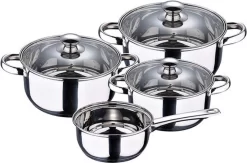 Ensemble De Casseroles De Luxe Oneiro - 7 Pièces - Cuisine - Salle à Manger - Cuisine - Ensemble De Casseroles - Induction - Gaz - Casseroles - Poêles