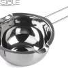 Donkersstuff - Fondoir En Acier Inoxydable - Poêle Au Bain Marie - Argent - Métal - Fondre