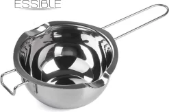 Donkersstuff - Fondoir En Acier Inoxydable - Poêle Au Bain Marie - Argent - Métal - Fondre