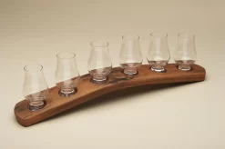 Uniek à Partir De Vieux Fûts De Whisky Support Pour 6 Verres à Whisky - Whisky Vintage - Fabriqué à La Main En Ecosse
