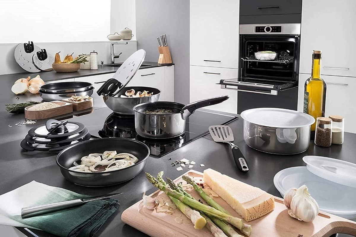 Ingenio Preference Set De Casseroles 15 Pièces L94096, Revêtement Antiadhésif, Acier Inoxydable 13 Ingenio Preference Set De Casseroles 15 Pièces L94096, Revêtement Antiadhésif, Acier Inoxydable – Image 13