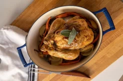 Saveur Selects Série Voyage - Casserole Ovale - 30 Cm - Avec Couvercle Léger Double Paroi - Blauw Classique - Convient À L'Induction - Sans PFAS - Garantie À Vie -Fournitures De Cuisine Boutique 1200x799 27