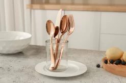 Ménagère - Couverts Or Rose -24 Pièces-Qualité Suisse- Set Complet -100% Acier Inoxydable- Or Rose 24k - Or Rose 24K -Fournitures De Cuisine Boutique 1200x799 3