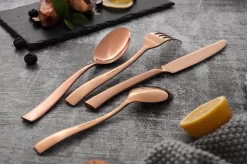 Ménagère - Couverts Or Rose -24 Pièces-Qualité Suisse- Set Complet -100% Acier Inoxydable- Or Rose 24k - Or Rose 24K -Fournitures De Cuisine Boutique 1200x799 5