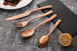 Ménagère - Couverts Or Rose -24 Pièces-Qualité Suisse- Set Complet -100% Acier Inoxydable- Or Rose 24k - Or Rose 24K -Fournitures De Cuisine Boutique 1200x799 6