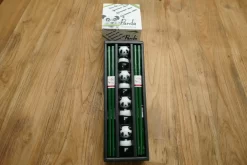 Ensemble De Baguettes, Baguettes, Couverts à Sushi, Composé De 4 Ensembles De Baguettes En Bois + 4 Baguettes Sous-verre En Coffret Cadeau