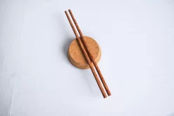 Baguettes En Bois - Bâtonnets à Sushi - Bois De Cocotier - Respectueux De L'environnement - Durable - Réutilisable - 25 Cm De Long - Sans Support
