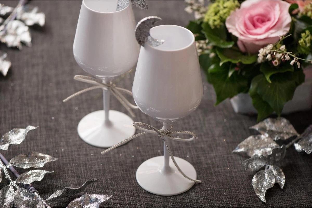 12x Vin Witte Ou Le Vin Rouge Verres 51 Cl / 510 Ml En Matière Plastique Incassable Blanc - Réutilisable - Verres De Vin - Vin Potable 3 12x Vin Witte Ou Le Vin Rouge Verres 51 Cl / 510 Ml En Matière Plastique Incassable Blanc - Réutilisable - Verres De Vin - Vin Potable – Image 3
