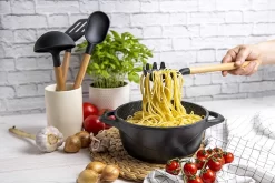 Smile - Batterie De Cuisine 10 Pièces - Couche Antiadhésive - Va Au Lave-vaisselle - Zwart - MGK-17 -Fournitures De Cuisine Boutique 1200x800 24