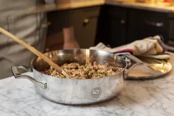 Saveur Selects Voyage Series - Ensemble De Casseroles En Acier Inoxydable à Induction - Comprend 2 Casseroles De Cuisson, 2 Poêles à Poêles à Frire, 1 Casserole, 1 Casserole - Garantie à Vie -Fournitures De Cuisine Boutique 1200x800 33