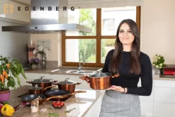 Edënbërg Copper Line - Ensemble De Batterie De Cuisine De Luxe De 15 Pièces En Aluminium Forgé - Cuivre / Métallisé -Fournitures De Cuisine Boutique 1200x800 41