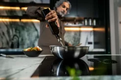 Soenil By ISENVI Combideal : Deux Poêles à Frire & Wok En Céramique Inox - 3 Parties - Poignées Inox -Fournitures De Cuisine Boutique 1200x800 92