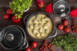 Batterie De Cuisine Smile 8 Pièces - Revêtement Antiadhésif - Va Au Lave-vaisselle - Zwart - Convient à Toutes Les Plaques De Cuisson -Fournitures De Cuisine Boutique 1200x800 95