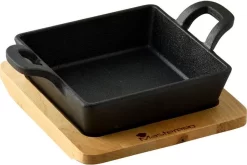 Mini Casserole Carrée De Luxe Oneiro - Avec Plateau De Service - Fonte - Cuisson - Salle à Manger - Cuisine - Autres Casseroles - Induction - Gaz - Casseroles - Poêles