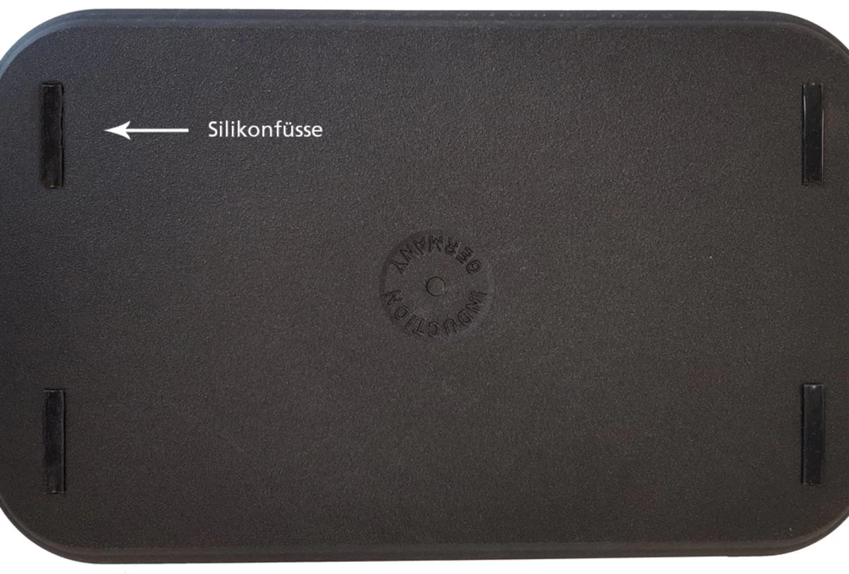 Plaque De Eurolux Avec Poignées En Acier Inoxydable - 41 X 24 X 2,5 Cm - Zwart - Aluminium - Convient à Toutes Les Sources De Chaleur 6 Plaque De Eurolux Avec Poignées En Acier Inoxydable - 41 X 24 X 2,5 Cm - Zwart - Aluminium - Convient à Toutes Les Sources De Chaleur – Image 6