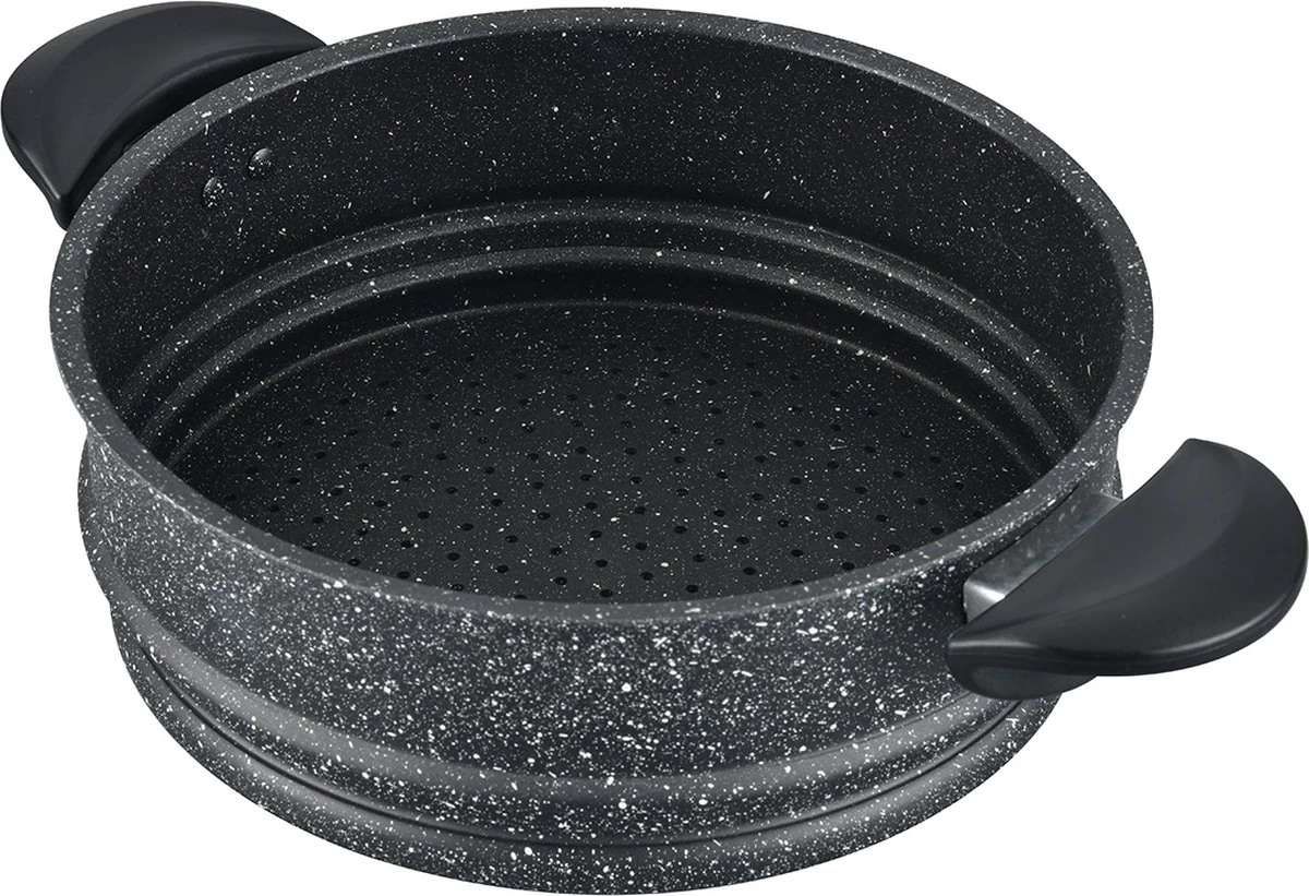 Teffo Tajine Pan / Tagine Ø 34 Cm - Modèle Profond - Convient à Toutes Les Plaques De Cuisson, Y Compris à Induction - Wit / Argent 3 Teffo Tajine Pan / Tagine Ø 34 Cm - Modèle Profond - Convient à Toutes Les Plaques De Cuisson, Y Compris à Induction - Wit / Argent – Image 3