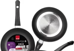 Poêle à Induction Ibili Diamètre Supérieur 20 Cm - Fond 13 à 15 Cm - Bord Haut 7 Cm - Sans PFOA - Passe Au Lave-vaisselle