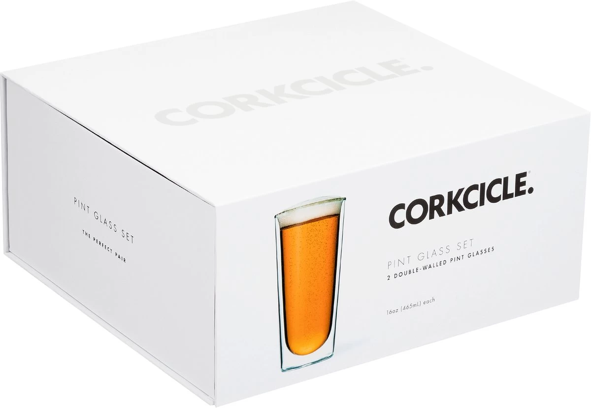 Set De 2 Verres à Verres à Bière Corkcicle - VERRE TRANSPARENT - (200 Ml) - Set De 2 - Perfect Pour Une Bière Froide - Emballé Dans Un Coffret Cadeau De Luxe 7316C - Set De 2 Pintes En Verre Corkcicle - Transparent 5 Set De 2 Verres à Verres à Bière Corkcicle - VERRE TRANSPARENT - (200 Ml) - Set De 2 - Perfect Pour Une Bière Froide - Emballé Dans Un Coffret Cadeau De Luxe 7316C - Set De 2 Pintes En Verre Corkcicle - Transparent – Image 5