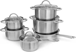 Ensemble De Casseroles Pour Induction, Entre Autres - 27 Pièces - Pan / Casserole / Poêle à Frire En Acier Inoxydable - Avec Ustensiles De Cuisine -Fournitures De Cuisine Boutique 1200x830 1