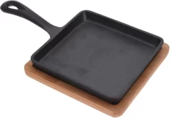 Poêle à Tapas Carrée De Luxe Oneiro - Fonte - 14 X 14 Cm - Cuisine - Salle à Manger - Cuisine - Autres Casseroles - Induction - Gaz - Casseroles - Poêles