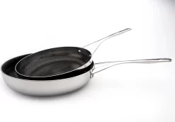 Crowd Cookware - Ensemble De Casseroles Blackbeard - Ø24 + 28 Cm - Acier Inoxydable - Résistant Aux Rayures Et Antiadhésif - Convient à Toutes Les Sources De Chaleur, Y Compris Le Four - Passe Au Lave-vaisselle -Fournitures De Cuisine Boutique 1200x835 1
