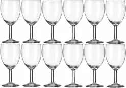 24x Verres à Vin Pour Vin Rouge 200 Ml Guild - 20 Cl - Verres à Vin Rouge - Boisson à Vin - Verres à Vin En Verre