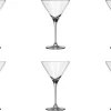 6x Verres à Cocktail / Martini Transparent 260 Ml Série Specials - 26 Cl - Verres à Verres à Cocktail - Cocktails à Boire - Verres à Cocktail En Verre