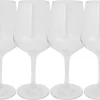 Eurotrail Set De 4 Verres à Vin De Camping/pique-nique En Plastique Incassable Pour Vin Blanc 290 Ml - Verre En Polycarbonate